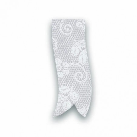 RONDELLA NASTRO 68251 mm10x50mt 01-BIANCO DECORO PIZZO