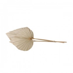 FOGLIA DI PALMA GRANDE IN BAMBOO 3pz AVORIO