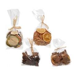 SACCHETTO POUT POURRI NATURAL H.15cm 4ass