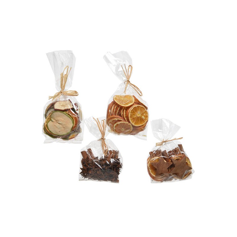 SACCHETTO POUT POURRI NATURAL H.15cm 4ass