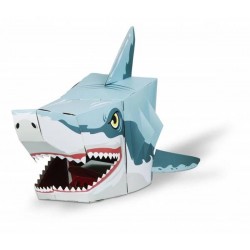 MASCHERA SQUALO 3D DA COSTRUIRE 39x34cm