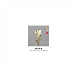 CAKE TOPPER PLEXY MINNIE CORPO COL.ASS 1pz