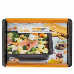 STAMPO RETTANGOLARE ANTIADERENTE 42x29x4cm BAKE&COOK