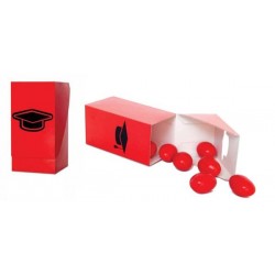 SCATOLA MON PETIT LAUREA 4x4x8,5cm ROSSO 10pz