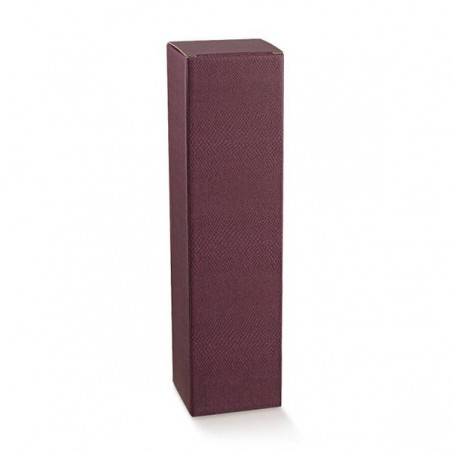 SCATOLA 1 BOTTIGLIA 9x9x34cm SKIN VINACCIA