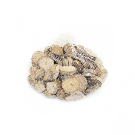 FETTINE DI LEGNO QUERCIA ø4cm RETINA