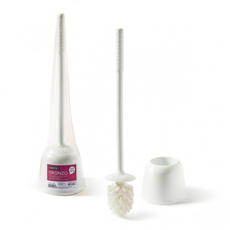 SCOPINO WC ORONZO MANICO EXTRALUNGO 53cm BIANCO