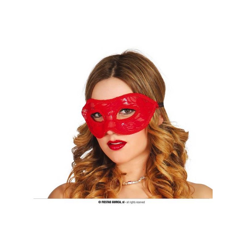 MASCHERA PIZZO ROSSA