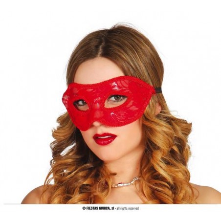 MASCHERA PIZZO ROSSA