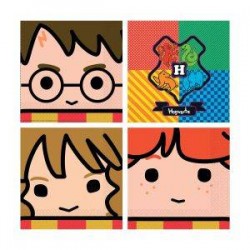 TOVAGLIOLI 33x33 HARRY POTTER 16pz