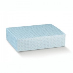 SCATOLA BOITE 35x28x8cm BLOOM AZZURRO