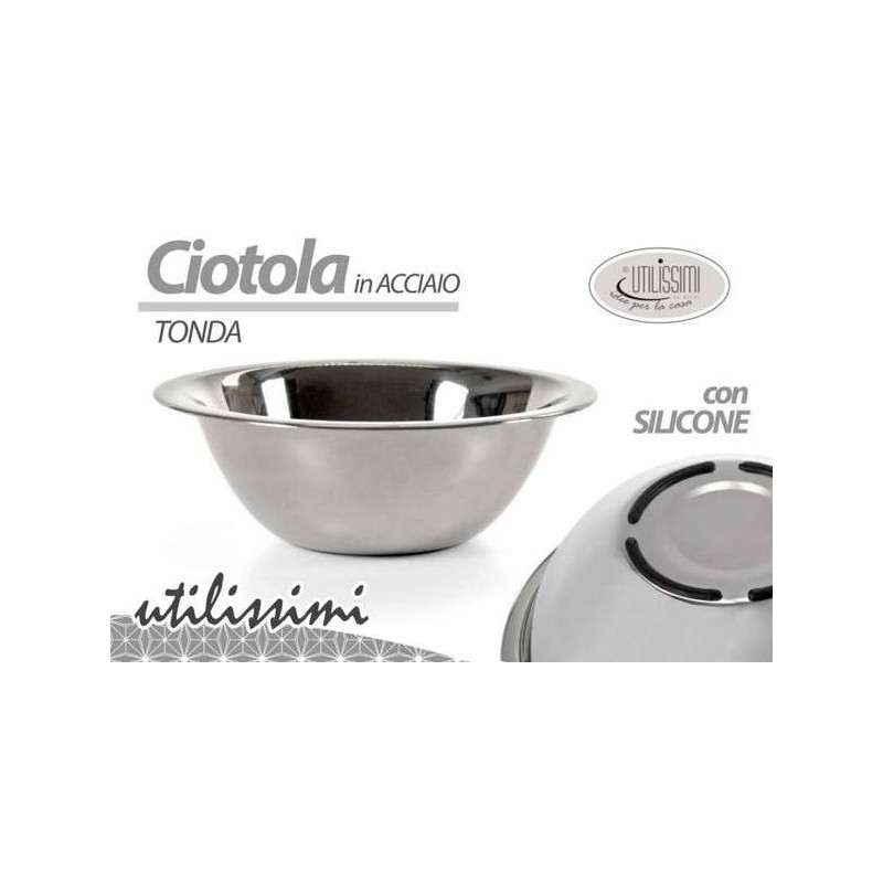 CIOTOLA ACCIAIO 18cm