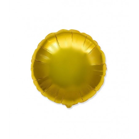PALLONE MYLAR TONDO 18'' 45cm ORO RC