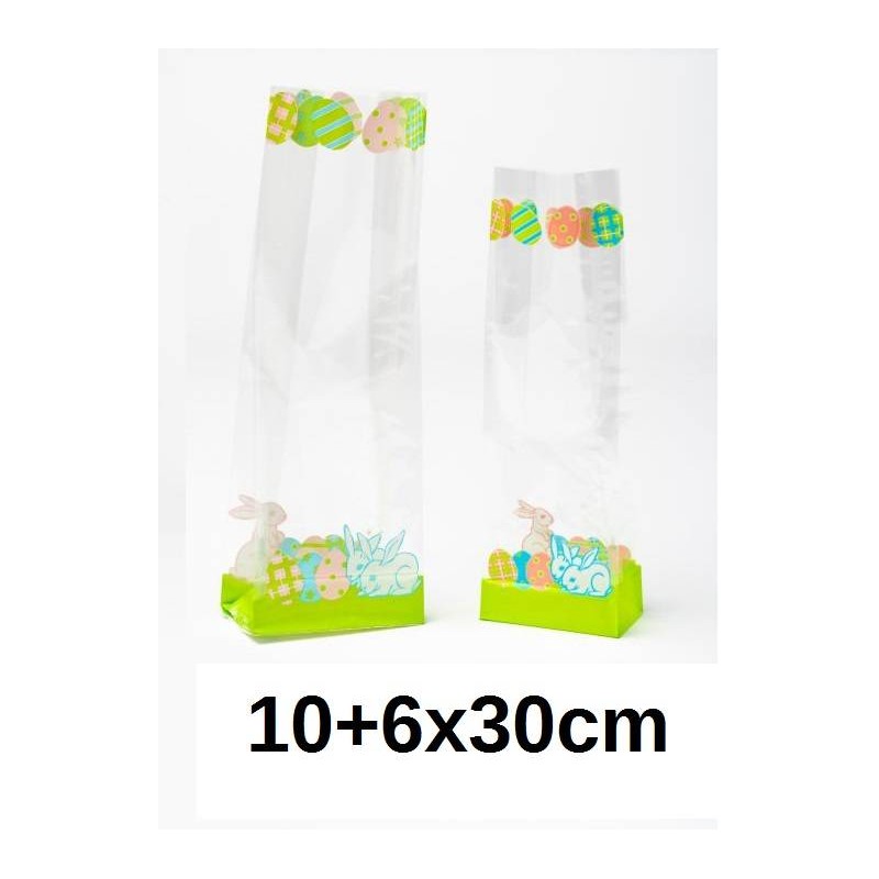 BUSTE PPL F.DO QUADRO PASQUA PULCINI MIS. 10+6x30cm 50pz