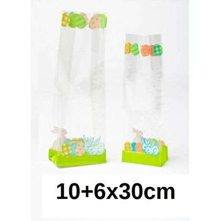 BUSTE PPL F.DO QUADRO PASQUA PULCINI MIS. 10+6x30cm 50pz