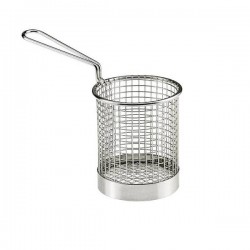 CESTELLO TONDO INOX ø9x10,5cm