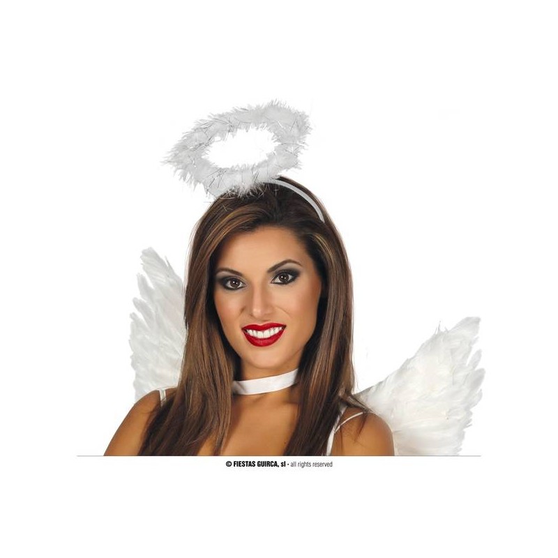 CERCHIETTO ANGELO CON PIUME