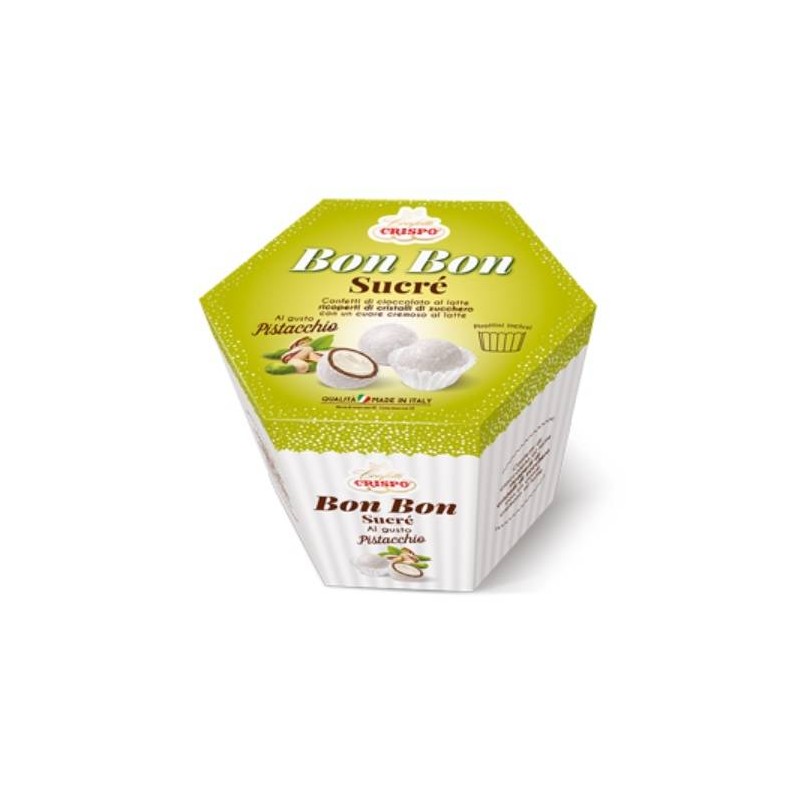 BON BON SUCRè PISTACCHIO 500gr C/GRANELLA BIANCO