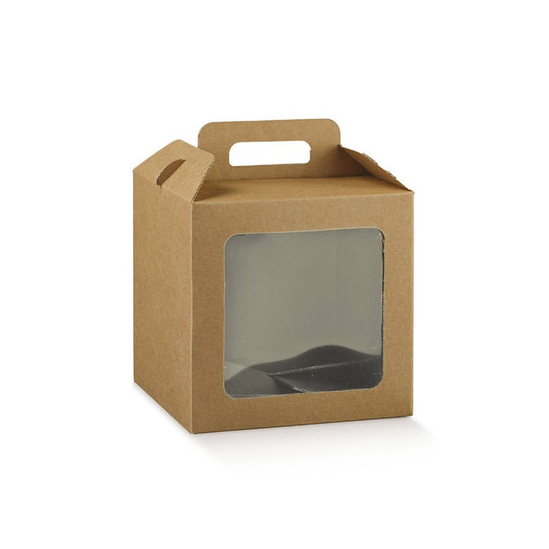 VALIGETTA C/FINESTRA 21x21x21cm AVANA LISCIA