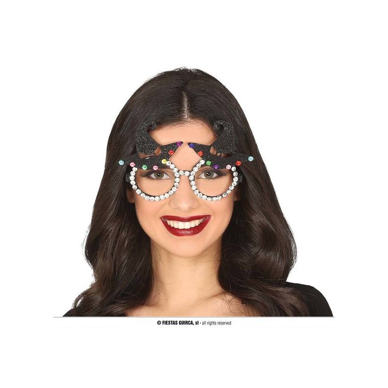 OCCHIALI STREGA CON CAPPELLO E LUSTRINI