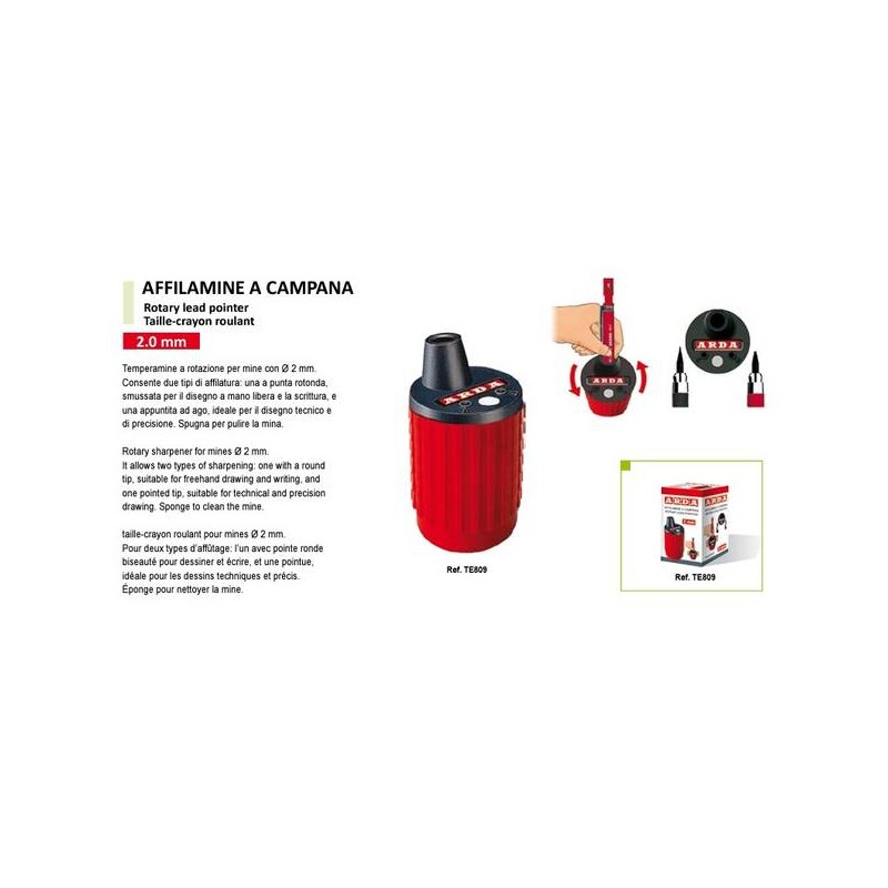 TEMPERAMATITE A CAMPANA 2.0mm ARDA