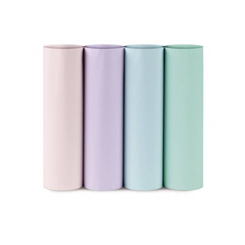 CARTA REGALO ROTOLO ECO PASTEL 0,7x2mt ASS.TI 1pz