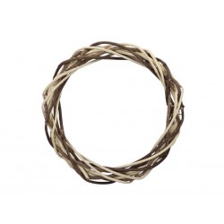 CORONE BICOLOR INTRECCIATE ECO ø15cm 7PZ