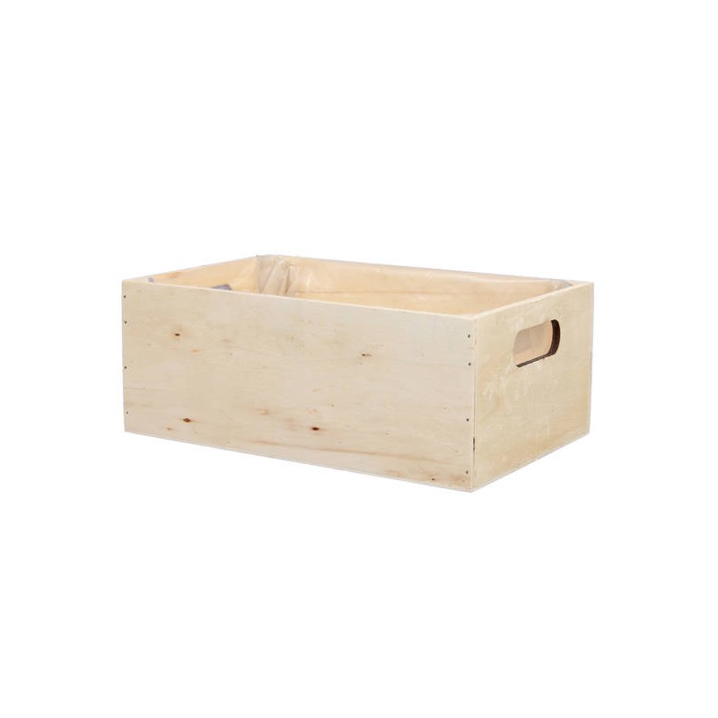 CASSETTA LEGNO NATURAL 28x18x11cm