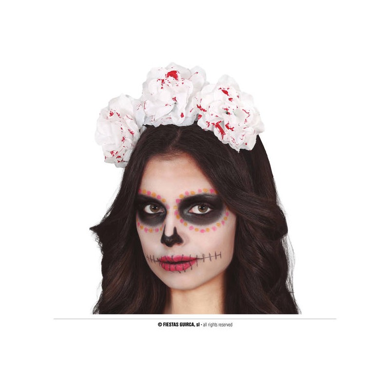 CERCHIETTO FIORI INSANGUINATI