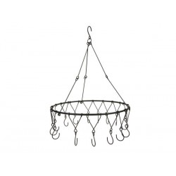 STRUTTURA DA APPENDERE IN METALLO CON GANCI Ø45x64cm