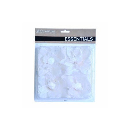 FIORI BIANCHI CON CLIP 24cm