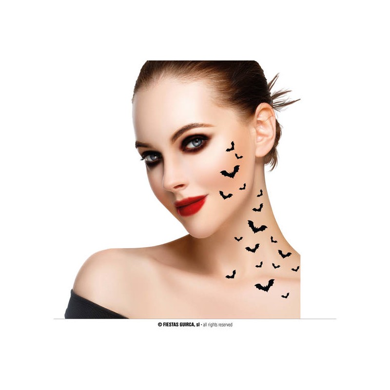 TATUAGGI PIPISTRELLI 16pz 2 FOGLI