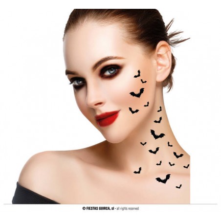 TATUAGGI PIPISTRELLI 16pz 2 FOGLI