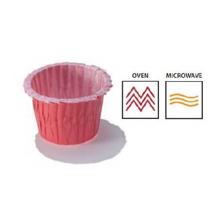 PIROTTINI MUFFIN 45x34mm ROSSO 200pz