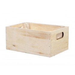 CASSETTA LEGNO NATURAL 22x15x10cm