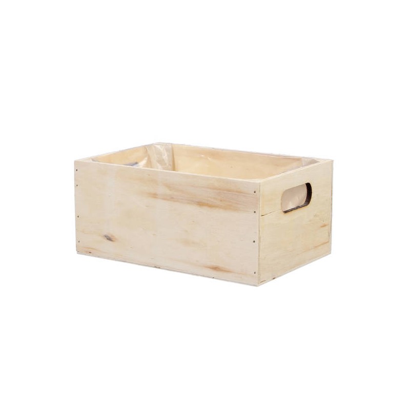 CASSETTA LEGNO NATURAL 22x15x10cm