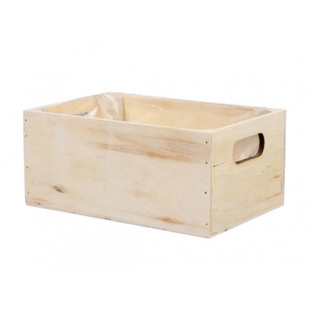 CASSETTA LEGNO NATURAL 22x15x10cm