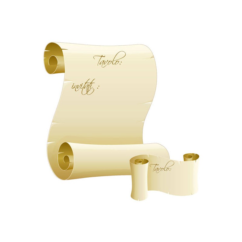 TABLEAU PER CERIMONIA 6PZ + 6 SEGNATAVOLO ELEGANCE