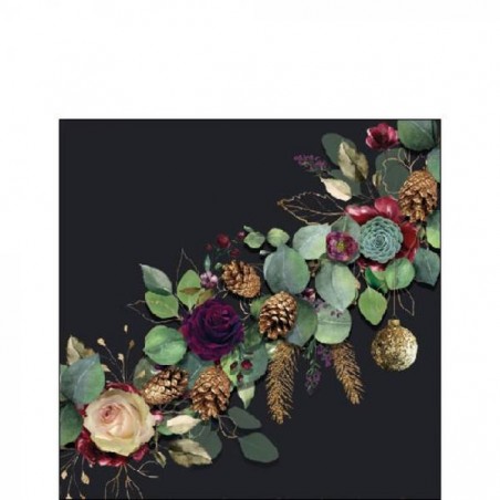 TOVAGLIOLI 25x25 EUCALYPTUS BLACK 20pz