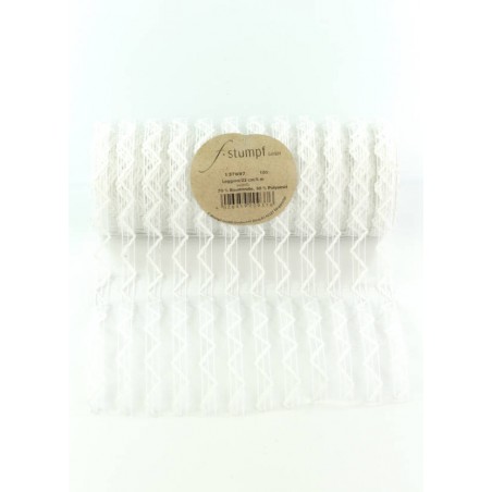 NASTRO RUNNER ZIG ZAG cm22x5mt BIANCO