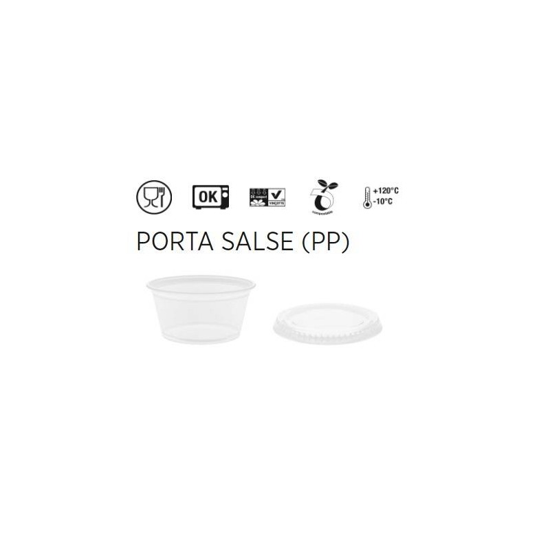 BARATTOLO PORTASALSA PP 60ml ø6,2x3,2cm 125pz