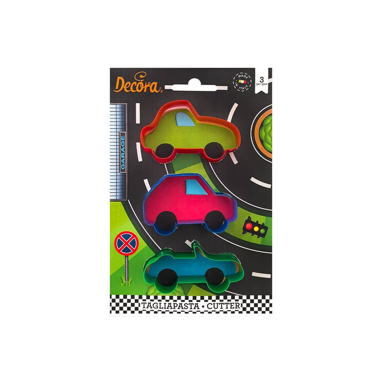 TAGLIAPASTA SET 3pz SWEET GAME BRUM BRUM