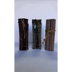 SCATOLA BOTTIGLIA LEGNO 11x11x36cm 3 FORME ASS.TE