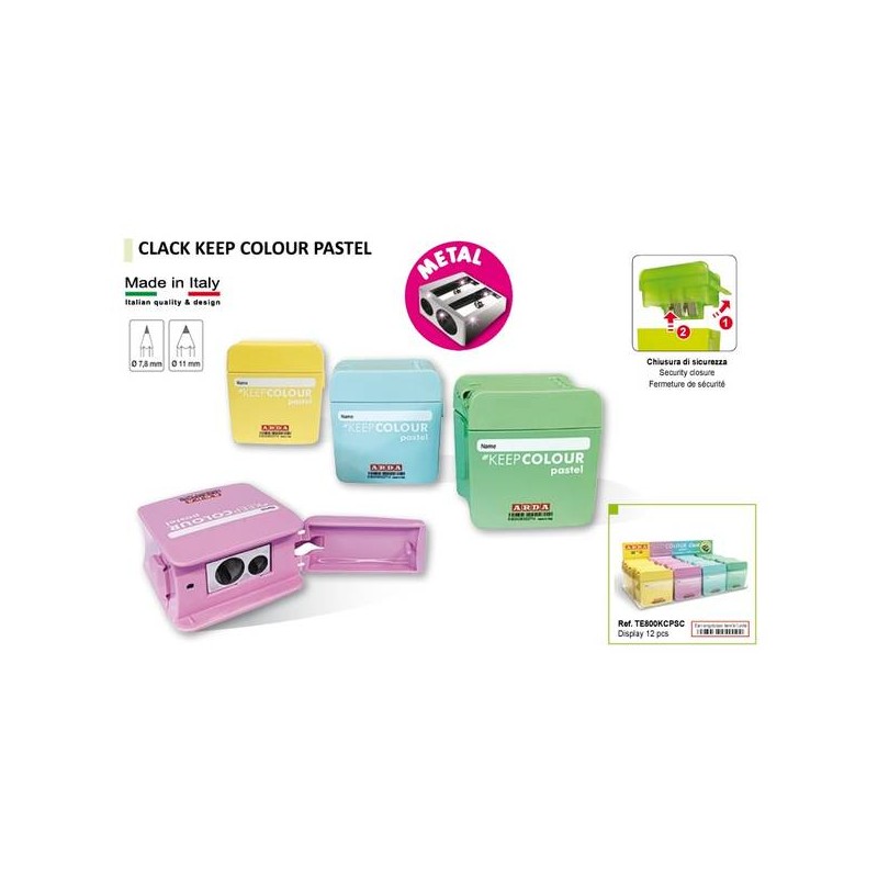 TEMPERAMATITE CLAP KEEP COLOR 2 FORI PASTEL ARDA