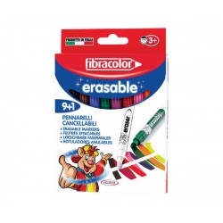 PENNARELLI ERASABLE P. GROSSA 9+1pz FIBRACOLOR