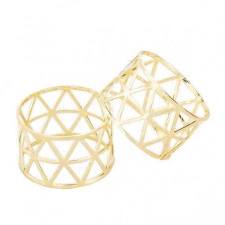 PORTA TOVAGLIOLO METAL ORO LUCIDO 5cm