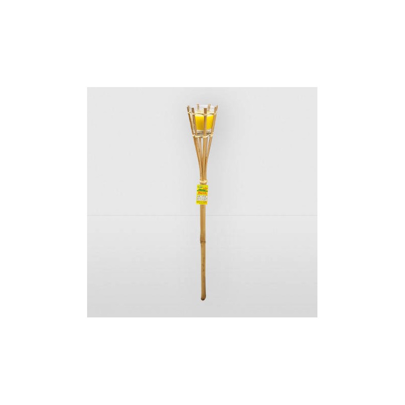 FIACCOLA CITRONELLA CON CANDELA ø9 H.76cm