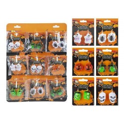 ORECCHINI LUMINOSI HALLOWEEN ASS.TI