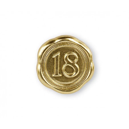 CERALACCA ORO 18ESIMO ADESIVA ø3,5cm 12pz