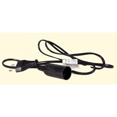 PORTA LAMPADA CON CAVO E14-220V